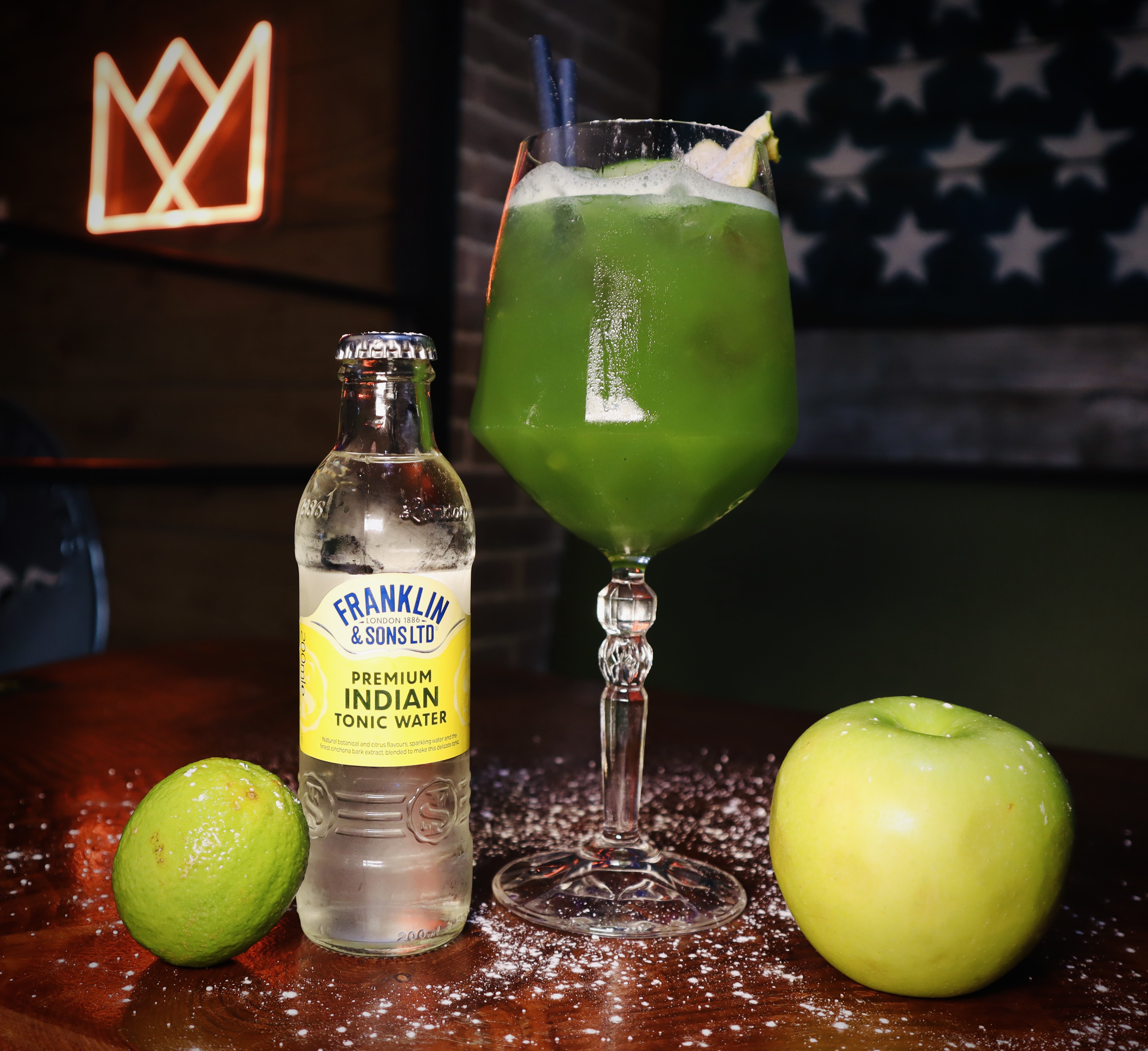 Green Day, cocktail du moment au bar à cocktails Le Mustang à Montpellier